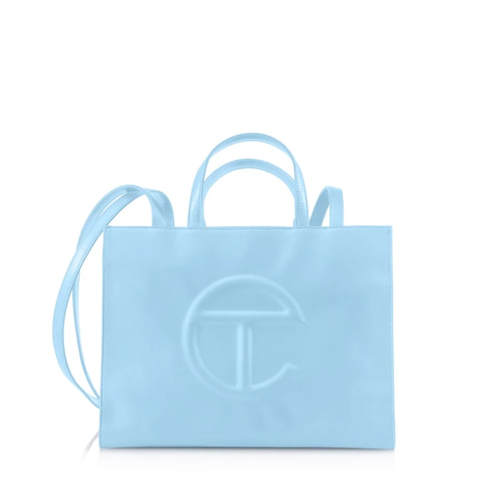Telfar medium shopper pool blue